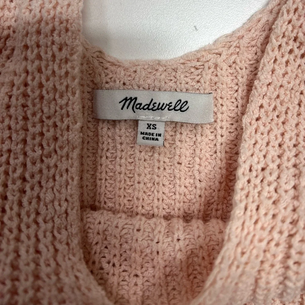 Madewell Monterey Sweater Tank in Pink Size XS Light Pink Blush - Picture 5 of 10